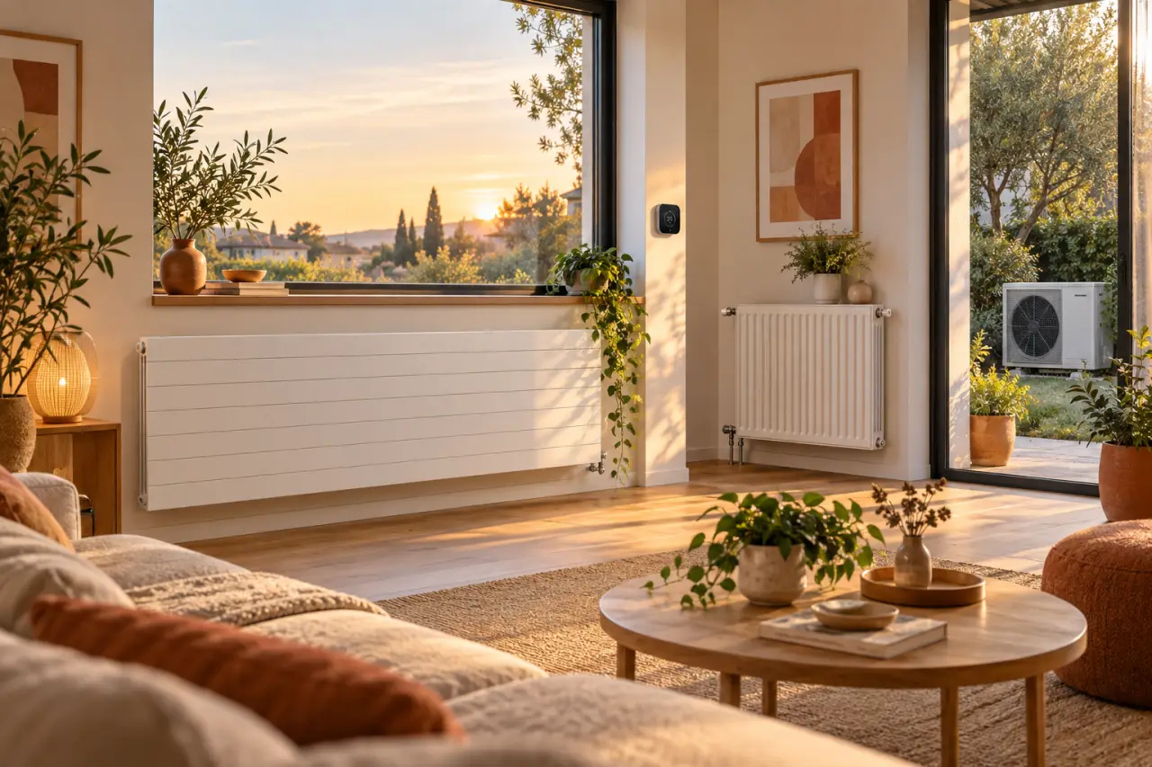 Radiateur pour pompe à chaleur : basse ou haute température, comment bien choisir ?