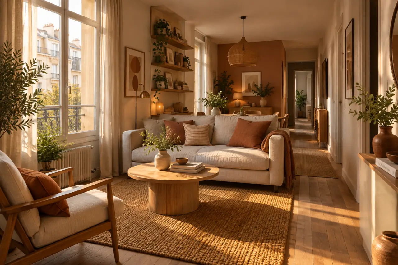 Aménager un petit salon en longueur : le canapé qui casse l’effet couloir