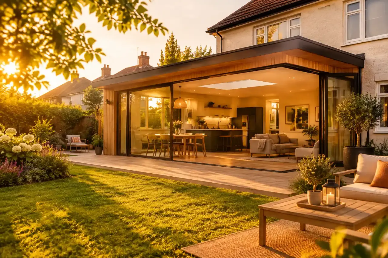 Une extension de maison gagne de l’espace sans condamner le jardin